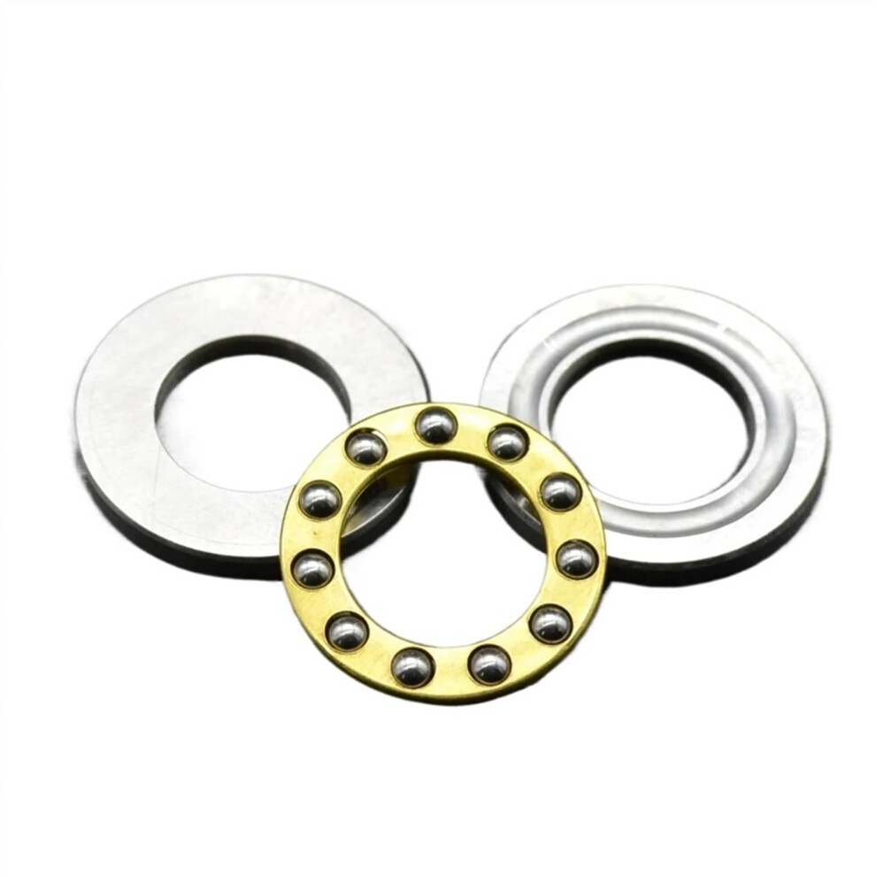 F10-18M Miniature Planar Bearing 10X18x5.5mm Axial Ball Thrust Bearing Set Of 10 (F4-9M 4X9x4mm Compatible) 6947110211091