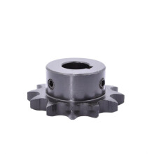 Motor Pinion Hardware Mechanical Transmission 10T-20T Steel Sprocket Wheel 08B Chain Gear Bore 15mm Keyway 5mm