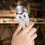Portable Precise Thread Size Checker Keychain, 2025 Bolt Size Finder Tool, Nut and Bolt Thread Gauge for Fast Measurement 5