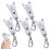 Portable Precise Thread Size Checker Keychain, 2025 Bolt Size Finder Tool, Nut and Bolt Thread Gauge for Fast Measurement 1