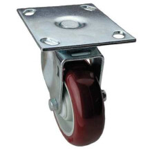 Swivel Plate Caster 450 lb Load Capacity, Heavy-Duty Plate Type B, Durable Steel Construction, 4-Inch Wheel Size