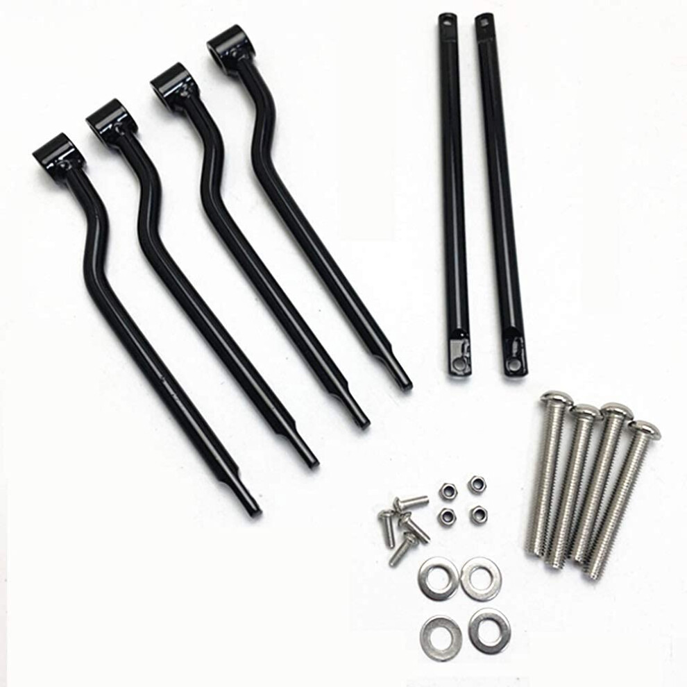 Universal Saddlebag Support Bars Brackets For Motorcycle Adjustable, Durable, Compatible With Most Models Black 6482260702339