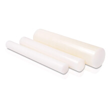 Nylon 6/6 Plastic Round Rod 5/8 Inch Diameter 24 Inch Length White Durable Engineering Material