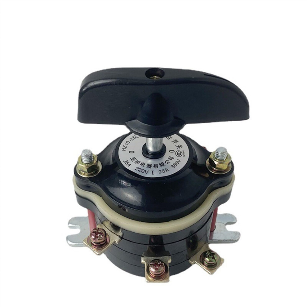 380V 25A 6 Pins Electric Welding Machine Rotary Cam Reverse Selector Switch Hz10-25/3 For Welding Equipment 6493810708077