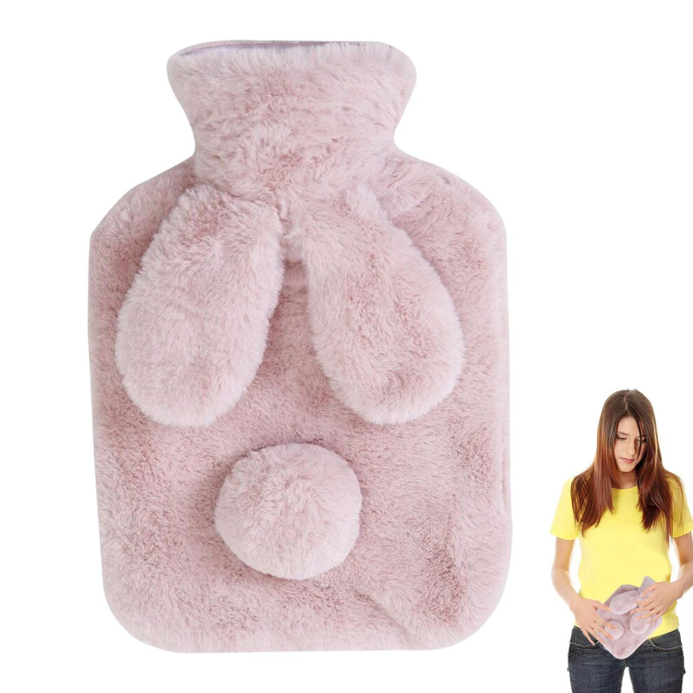 Hot Water Bottles | Plush Animal Faux Hot Water Bottle for Back, Neck, and Leg Pain Relief, Leak Proof Comfort Warmth