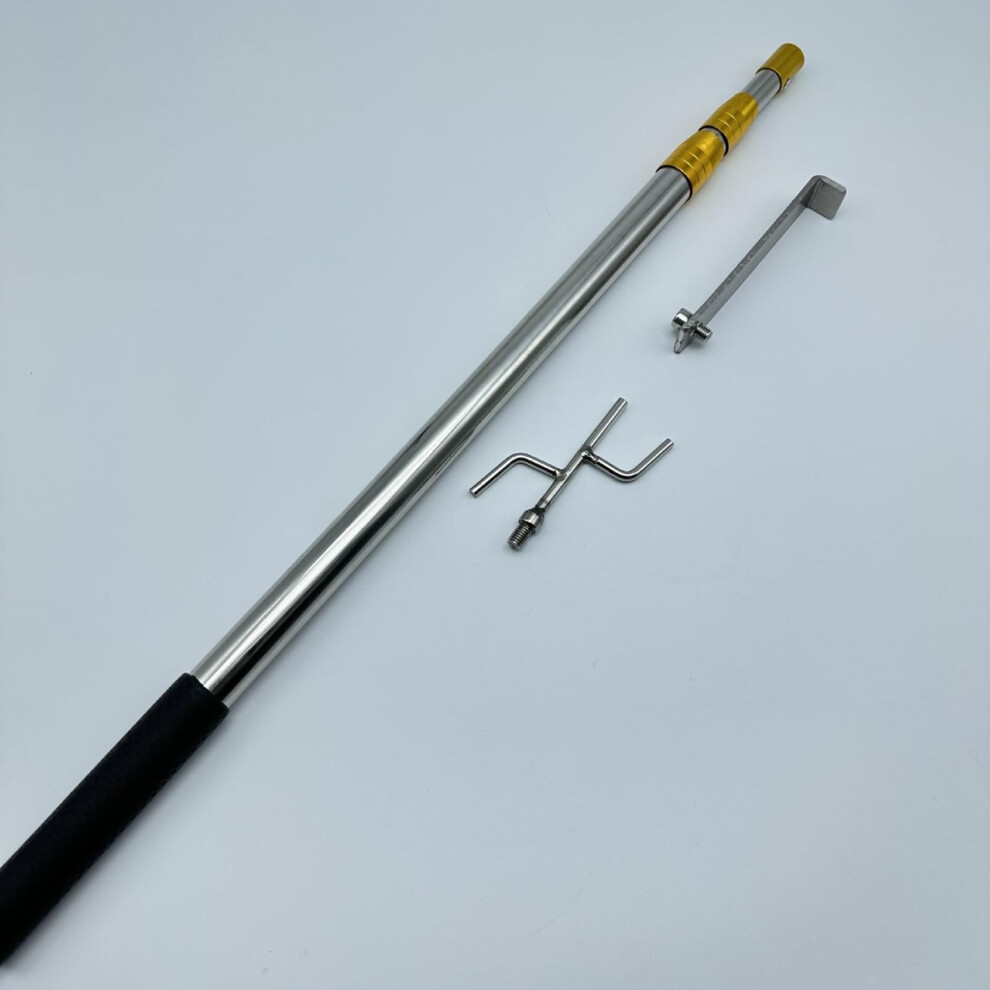 Cargo Retrieval Hook For Pickup Truck Bed, Telescopic Tie Down Grabber, Heavy Duty 1.9M Yellow Accessory 6947110212197