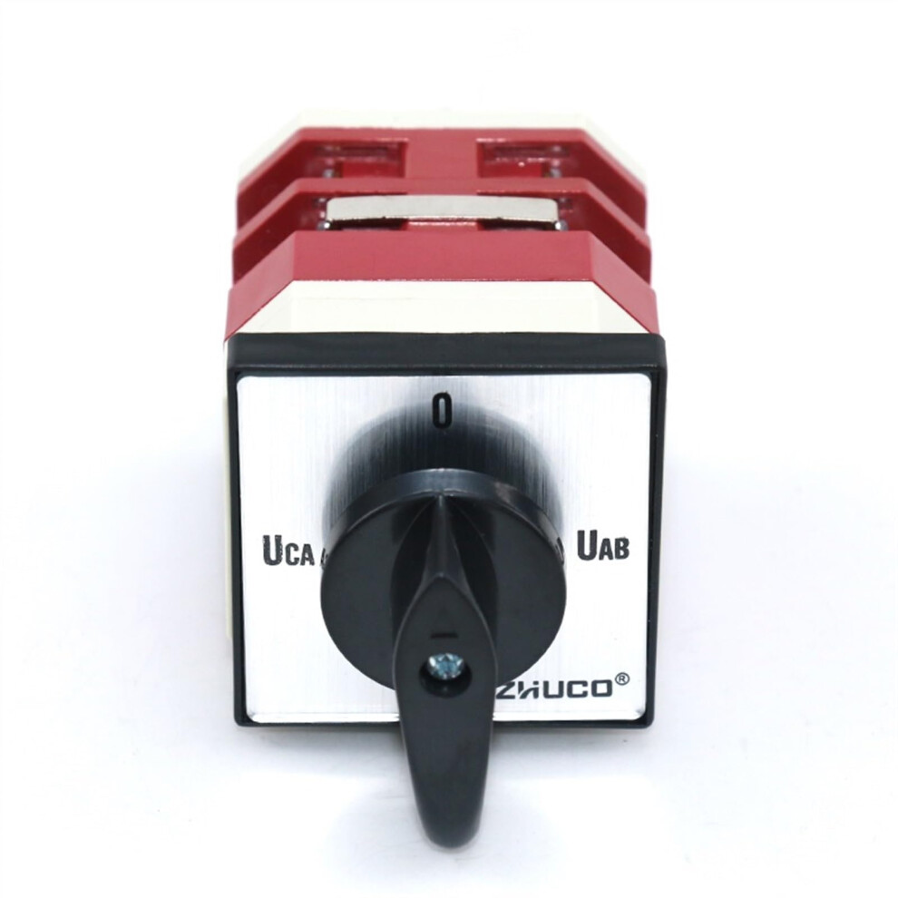 Lw12-16/Yh2.2 16A Two Pole Universal Rotary Switch For Control Circuit Voltmeter Measurement With Four Position Selector 6482260702841