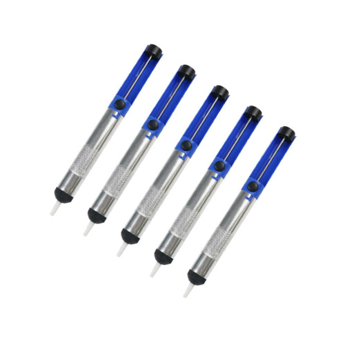 Hand Welding Tools Set 5pcs Including Solder Pump Suction Tool, Tin Pen Desoldering Tool for Electronics Repair