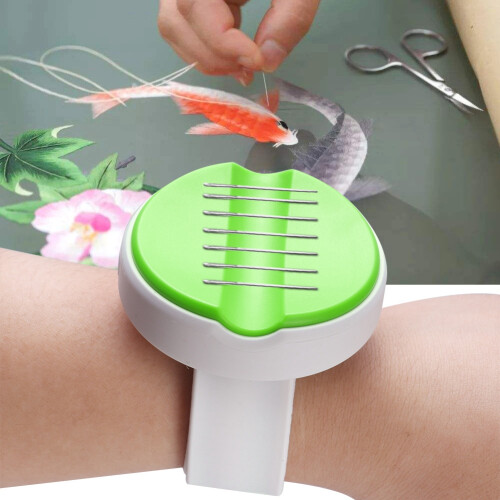 Magnetic Pin Cushion Sewing Storage Wrist Clip 2