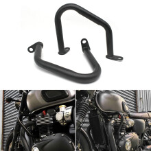Motorcycle Engine Guard Crash Bar Bumper Protector for Triumph Bonneville T100 T120 Thruxton 1200 R Bobber 2016-2020 Black