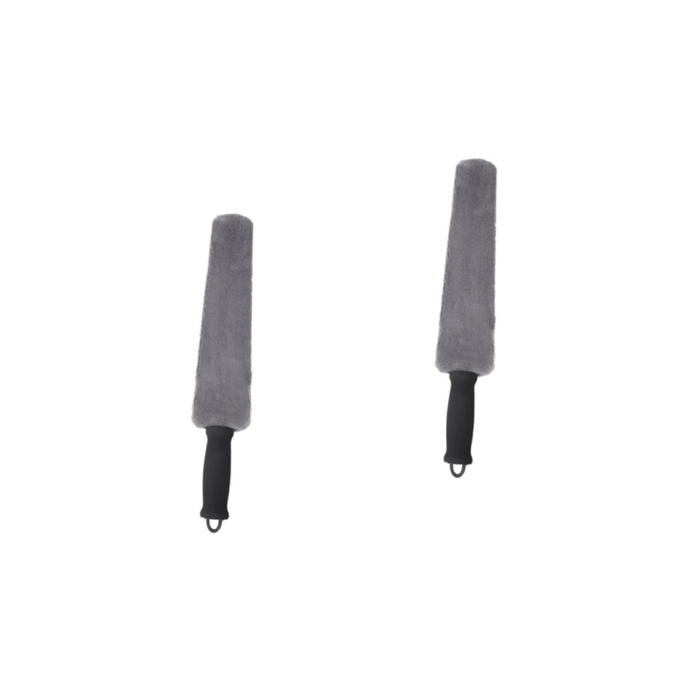 2Pcs Car Cleaning Brush Set Small Detail Brushes For Air Vent And Air Conditioner Interior Cleaning Duster Tools 6482260703565