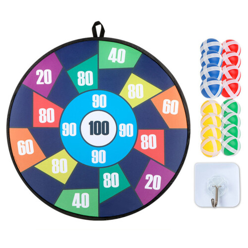 Set de jeu de fléchettes de 28,7 po, 16 boules collantes multicolores 1