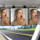 Car Folding Visor Mirror Makeup Travel Cosmetic Tri-fold Universal Auto Mirror 20