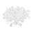 100pcs Disposable Glue Ring Pallet Holder for 4