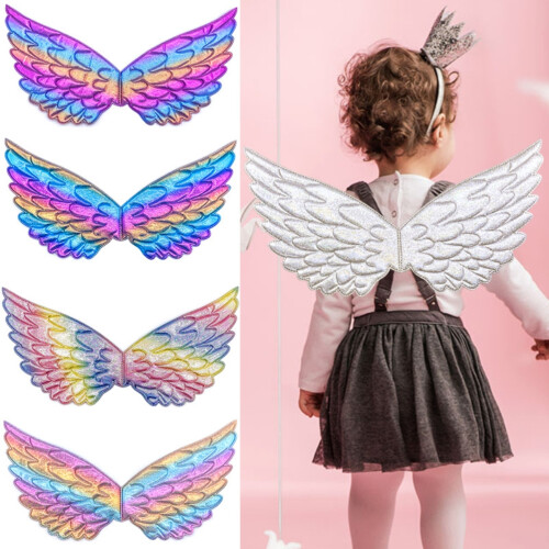 Ailes d’ange pour costume d’enfant accessoire 40cm x 20cm