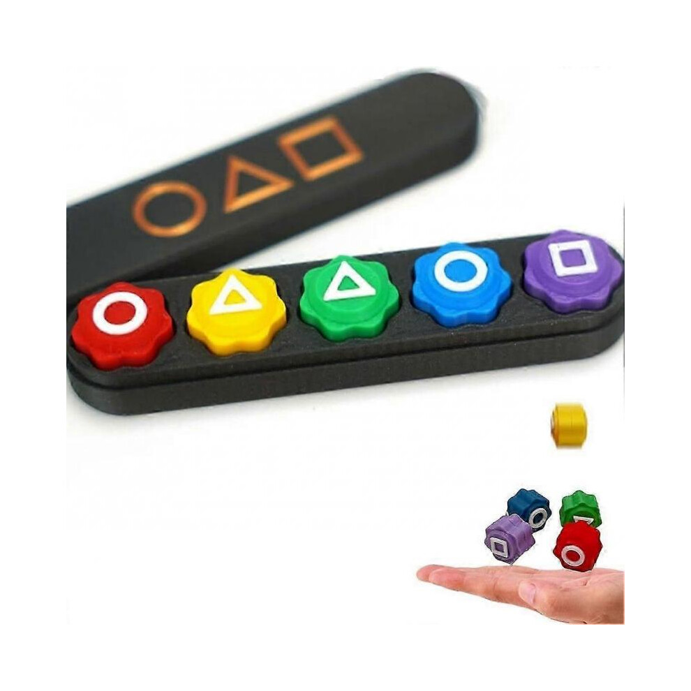 Squid Game, Gonggi Korean Game, Korean Gonggi Game With Storage Box, Squid Games, Korean Traditional Play Game Squid Game 2 Gonggi & Case Korean-image