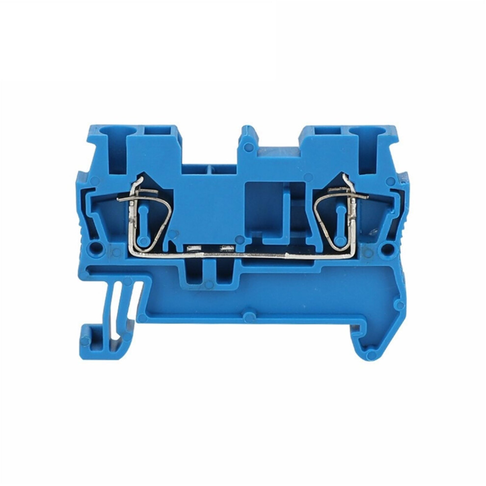 St2.5 Spring-Cage Connection Terminal Block 10Pcs 2.5 Mmâ² 14 Awg Blue Din Rail Electric Connector 6947110213316