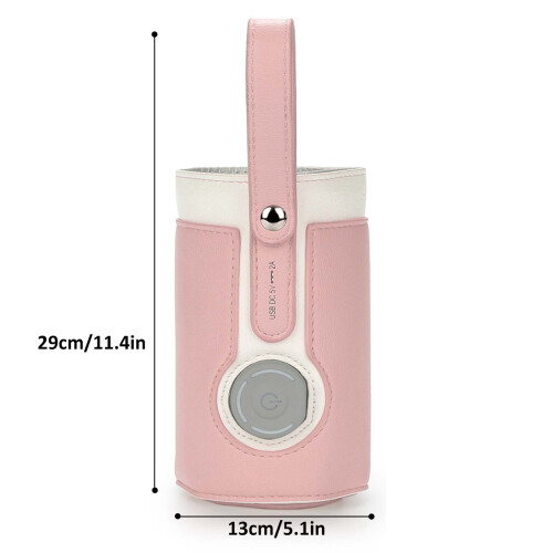 Portable Baby Bottle Warmer 3-Level Temperature, Foldable, 29cm, Green 1