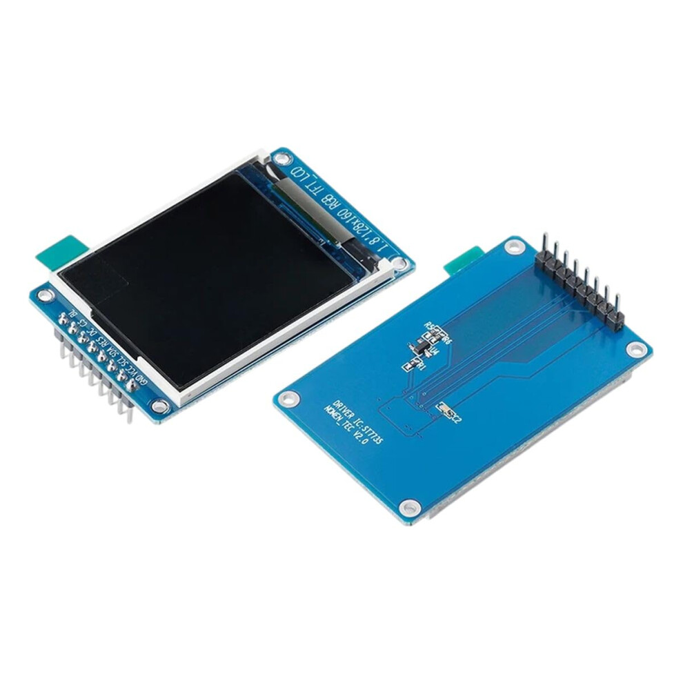 1.8 Inch Hd Ips Tft Lcd Display Module St7735 128X160 Spi Color Screen Dc 3.3V For Arduino Raspberry Pi Projects 6276012517209