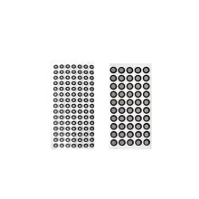 Photogrammetric High-Reflective Mark Points 3D Scanner Target Stickers - 6 Outside, 10 Mark Points, Coded, Versatile