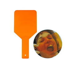 Dental Clinic Eye Protector Curing Light Shield Hand Shield Plate Orange 1 Piece Pack Durable Lightweight Design