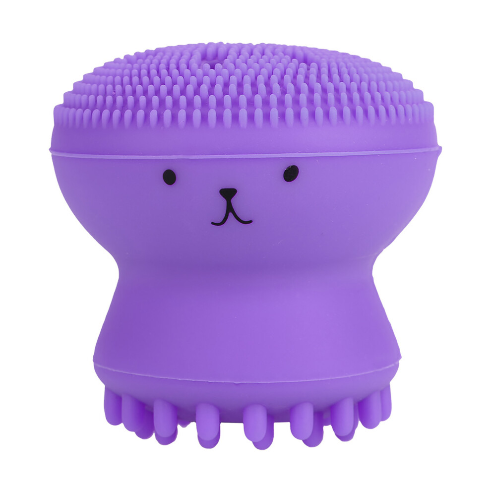 Purple Face Cleansing Brush Exfoliating Grease Removal