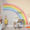 Large Bold Half Rainbow Wall Stickers 1