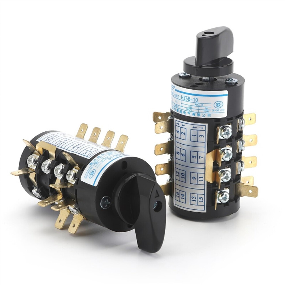 Hz5b-20/4 20A 660V 4 Phase Silver Contact Rotary Cam Transfer Switch For Electric Welding Machine 6276012517728