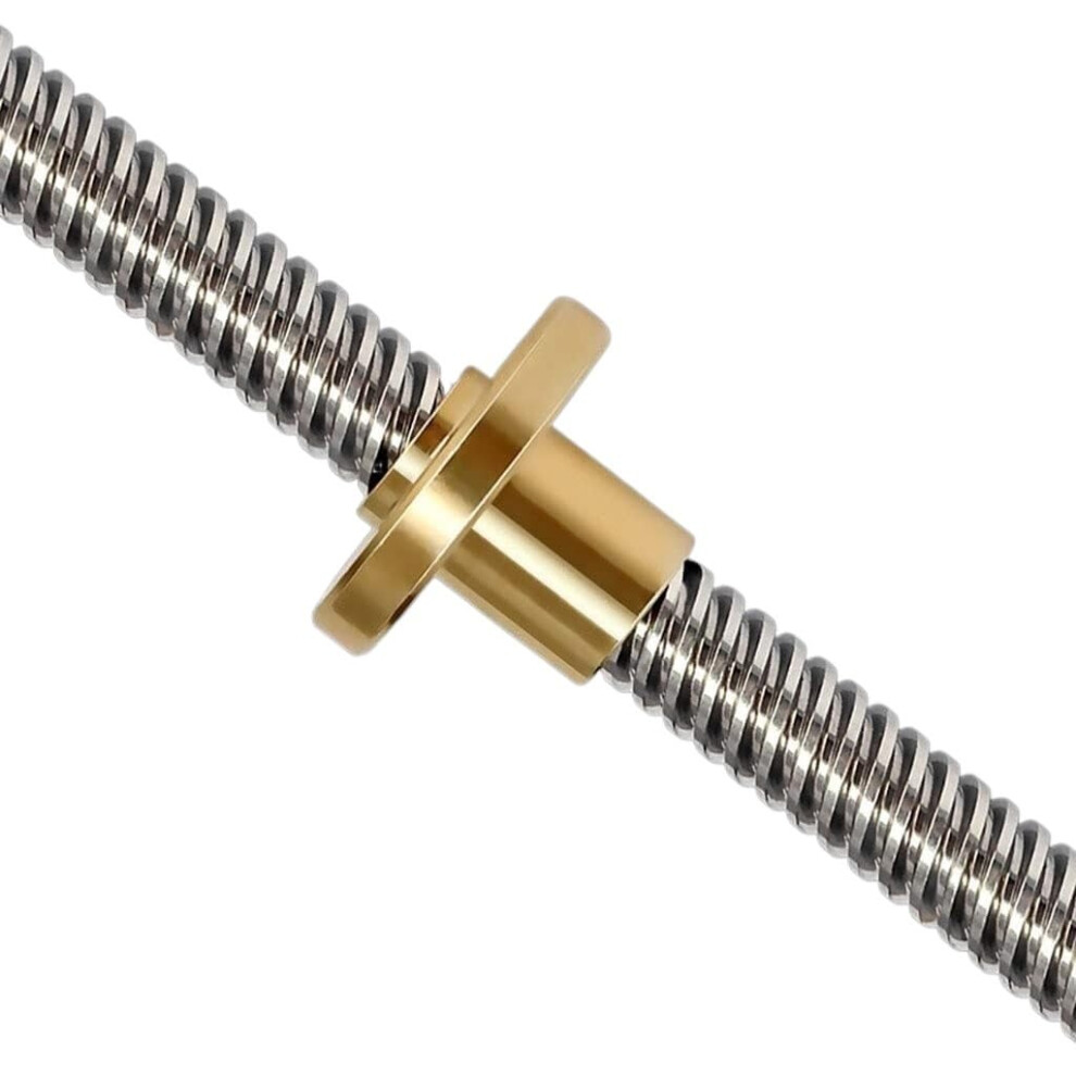 T8 Lead Screw Rod 250Mm Length 2Mm Lead Trapezoidal Screw For 3D Printers Linear Rail Shaft 200-600Mm Compatibility 6947110214993