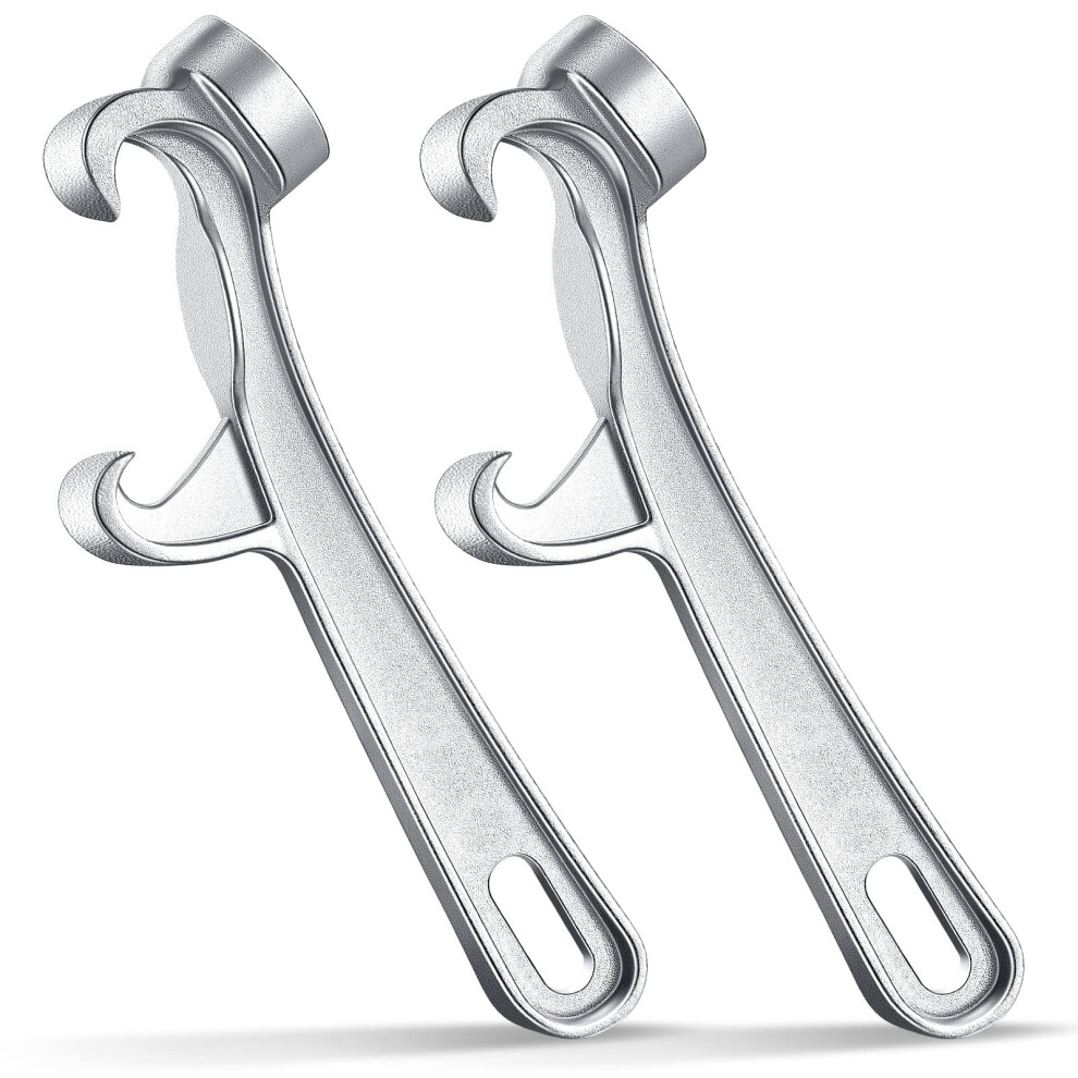 5 Gallon Bucket Opener Tool Set, Silver Aluminum Lid Remover Wrench For Paint Pail Buckets, Durable Metal Can Opener 6276012518114