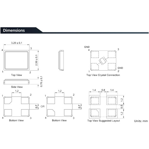 3225 Quartz Resonator Crystal 16MHz 10 PCS Passive SMD 4PIN 3.2x2.5mm for Electronics Projects 2