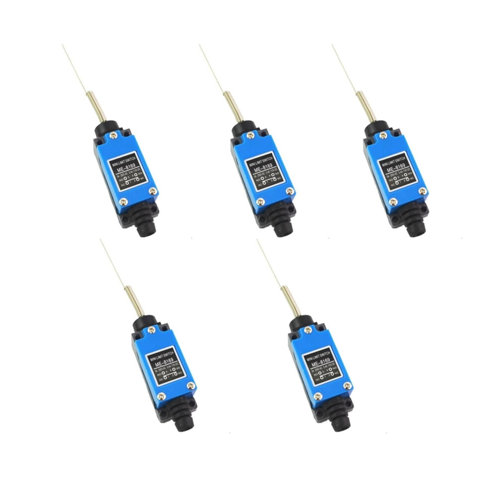 Me-8169 Limit Switch 5Pcs Flexible Coil Spring Arm For Cnc Machines, Durable Design, High Compatibility 6482260705842