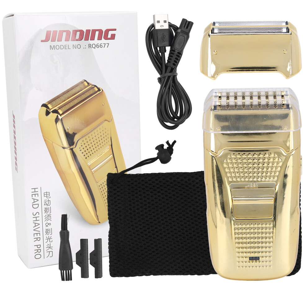 Gold Rechargeable Electric Reciprocating Shaver