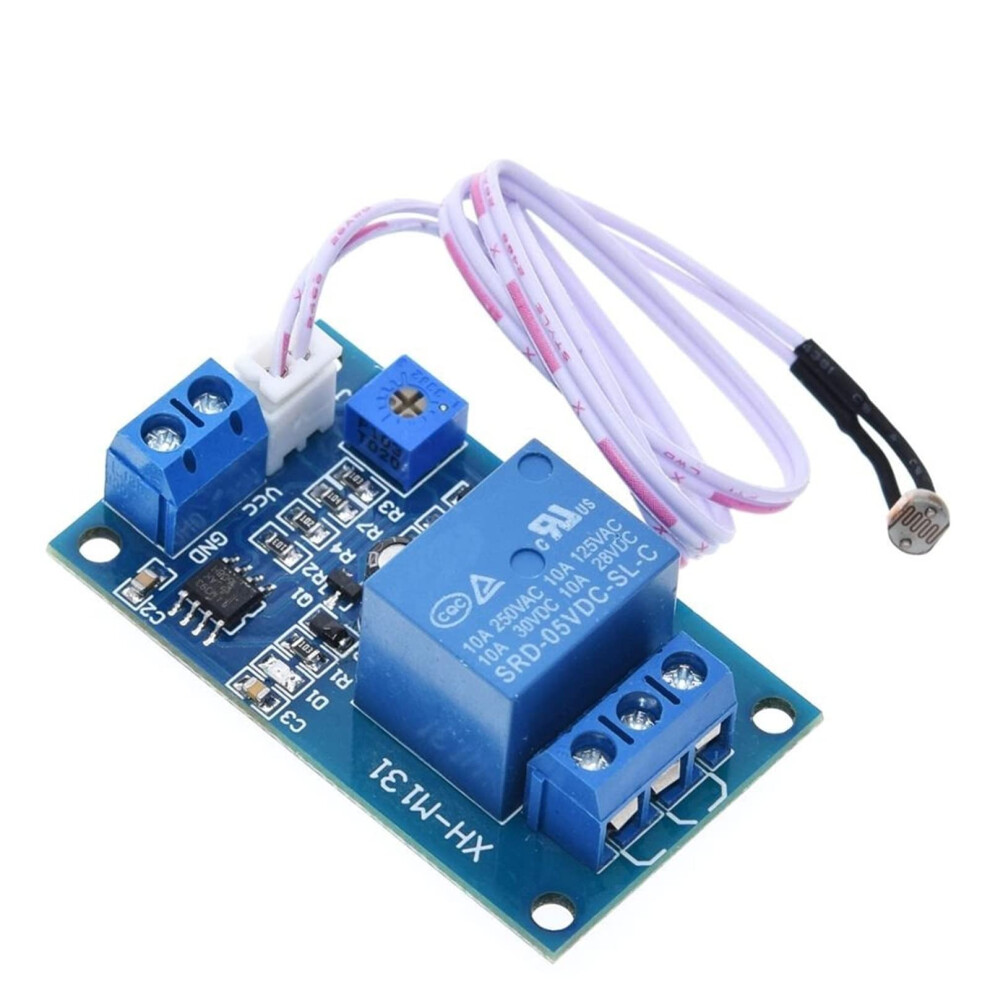 Xh-M131 Light Control Switch Relay Module For Dc 5V/12V With Photoresistor Sensor And 10A Brightness Detection 6493810710018