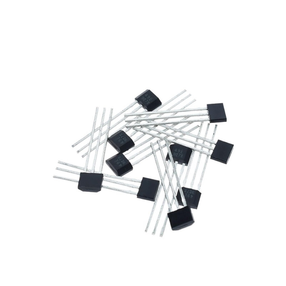 49E Hall Element Oh49e Ss49e Hall Effect Sensor - 10Pcs Magnetic Field Sensors For Arduino And Robotics Projects 6493810710087