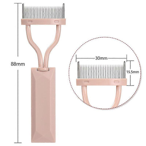 Eyelash Comb Separator, Arc Lash Definer Comb Makeup Mascara Comb Eye Lash Brush 2