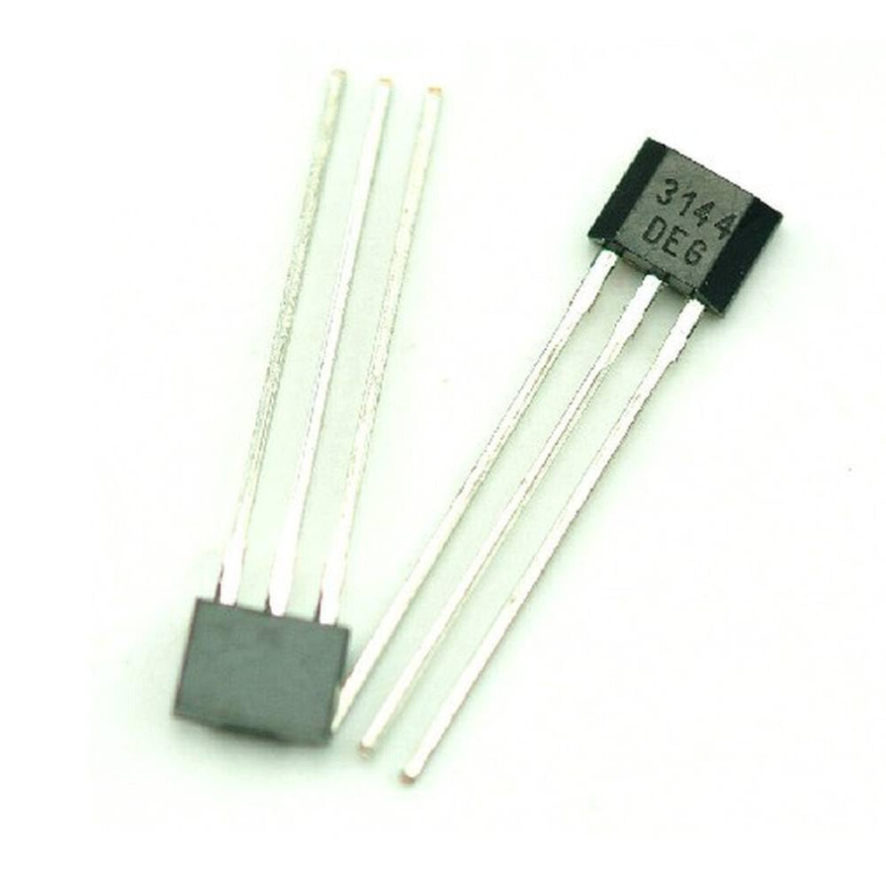 A3144 Hall Effect Sensor 100 Pcs Lot For Brushless Electric Motor To-92Ua Model, High Sensitivity, Reliable Performance 6493810710117