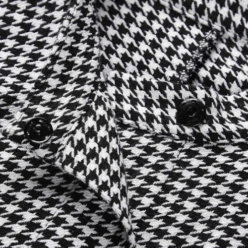 Women's Lace Up Houndstooth Cape Coat Oversized Pullover Cloak Sleeve Jackets 2