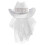 Bridal Cowboy Hat with Veil, Bride to be Gift 4