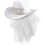 Bridal Cowboy Hat with Veil, Bride to be Gift 1
