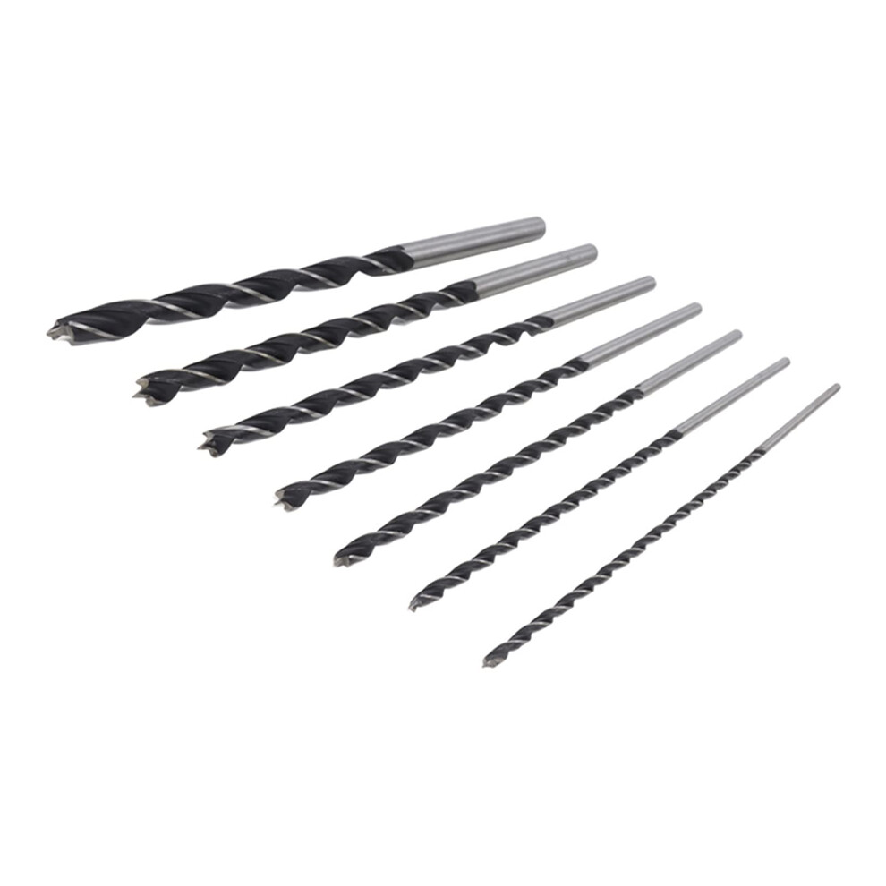 7Pcs Extra Long Wood Drill Set 4-12Mm 300Mm High Carbon Steel Twist Drill Bits For Woodworking 6947110216010