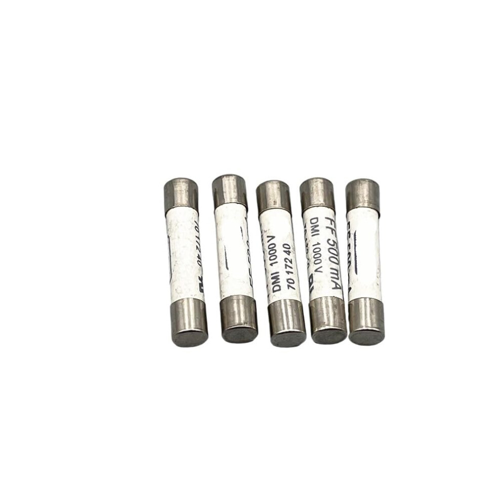 Fast Acting Ceramic Fuse Links 5Pcs Ff 500Ma 1000V 30Ka 6.3X32mm Compatible With Multimeter F15b F17b F18b 6482260706726