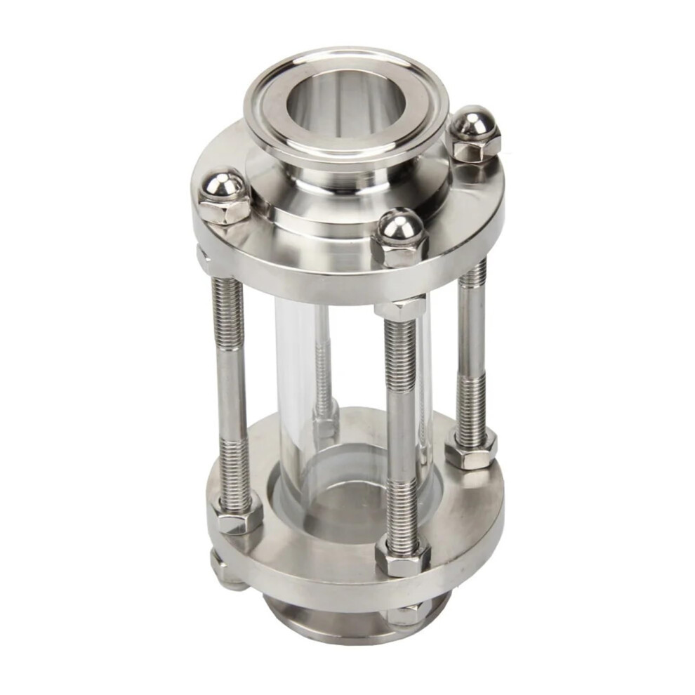Water Flow Sensor Ferrule Od 77-105 Tri Clamp 2.5-3.5 Inch Sanitary Flow Sight Glass Diopter For 57-102Mm Pipe Fitting 6482260706887