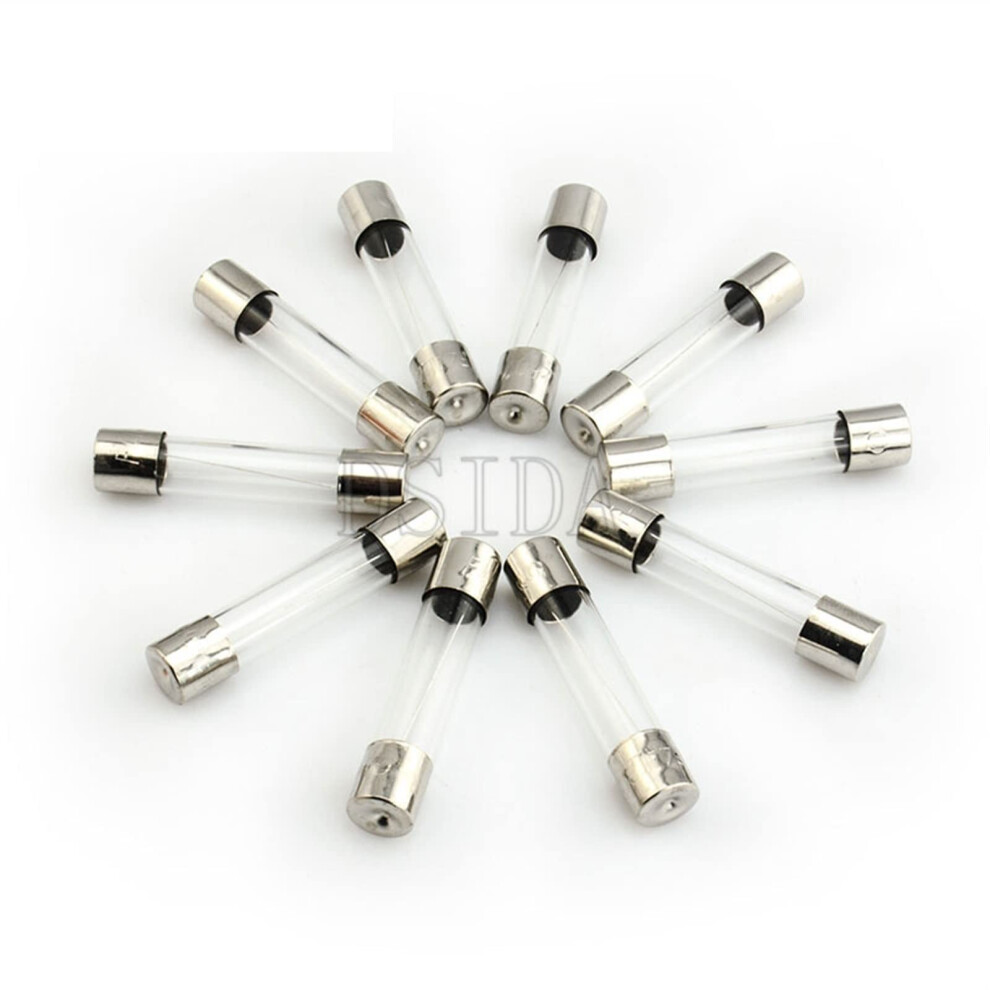 10Pcs Glass Tube Fuse 5X20mm 6X30mm 250V 0.5A To 20A Assortment For Electrical Applications 6947110216638