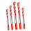 Alloy Material Drill Bits Set 5pcs Square Carbide Drill Bits for Tile Glass Concrete Wood Masonry Applications 1