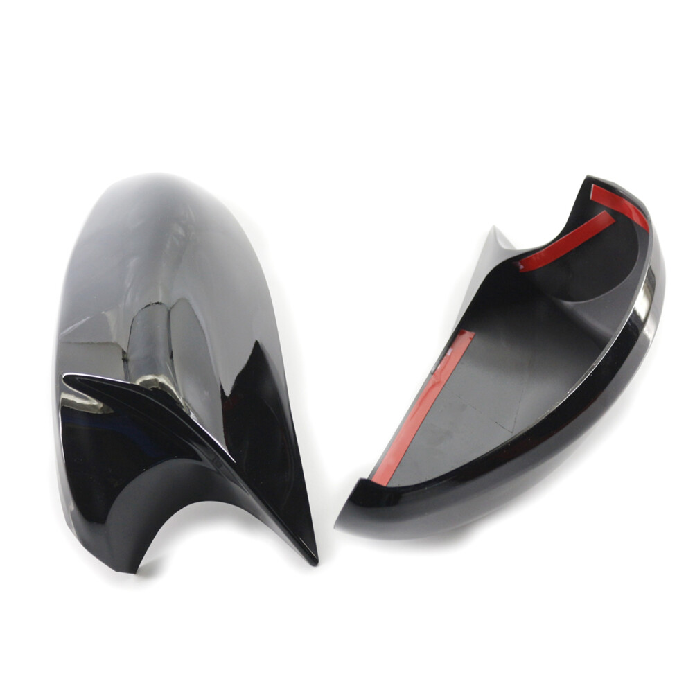 Gloss Side Mirror Cover Caps For Bmw E90 E91 E92 E93 Pre-Lci, M3 Style Black 4021342386573