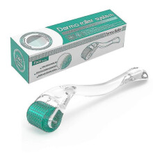 Derma Roller Hair Growth Drs 192 Needles Microneedle Roller for Face Skincare Beard Growth Microneedling Dermaroller-hy
