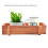 Vintage Wood Flower Planter Succulent Pot 4