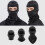 Balaclava da sci in nylon, taglia unica, nera, unisex 10