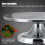 304 Stainless Steel Revolving Cake Base Stand 15